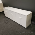 Teknion White 6 Door Credenza 83.5" x 20"